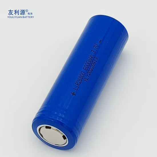Rechargeable 26800 Lithium Battery 22.2wh 3.7V 6000mAh