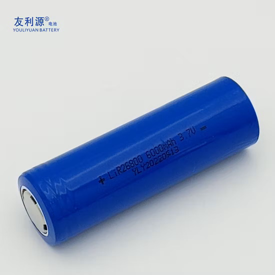 Rechargeable 26800 Lithium Battery 22.2wh 3.7V 6000mAh